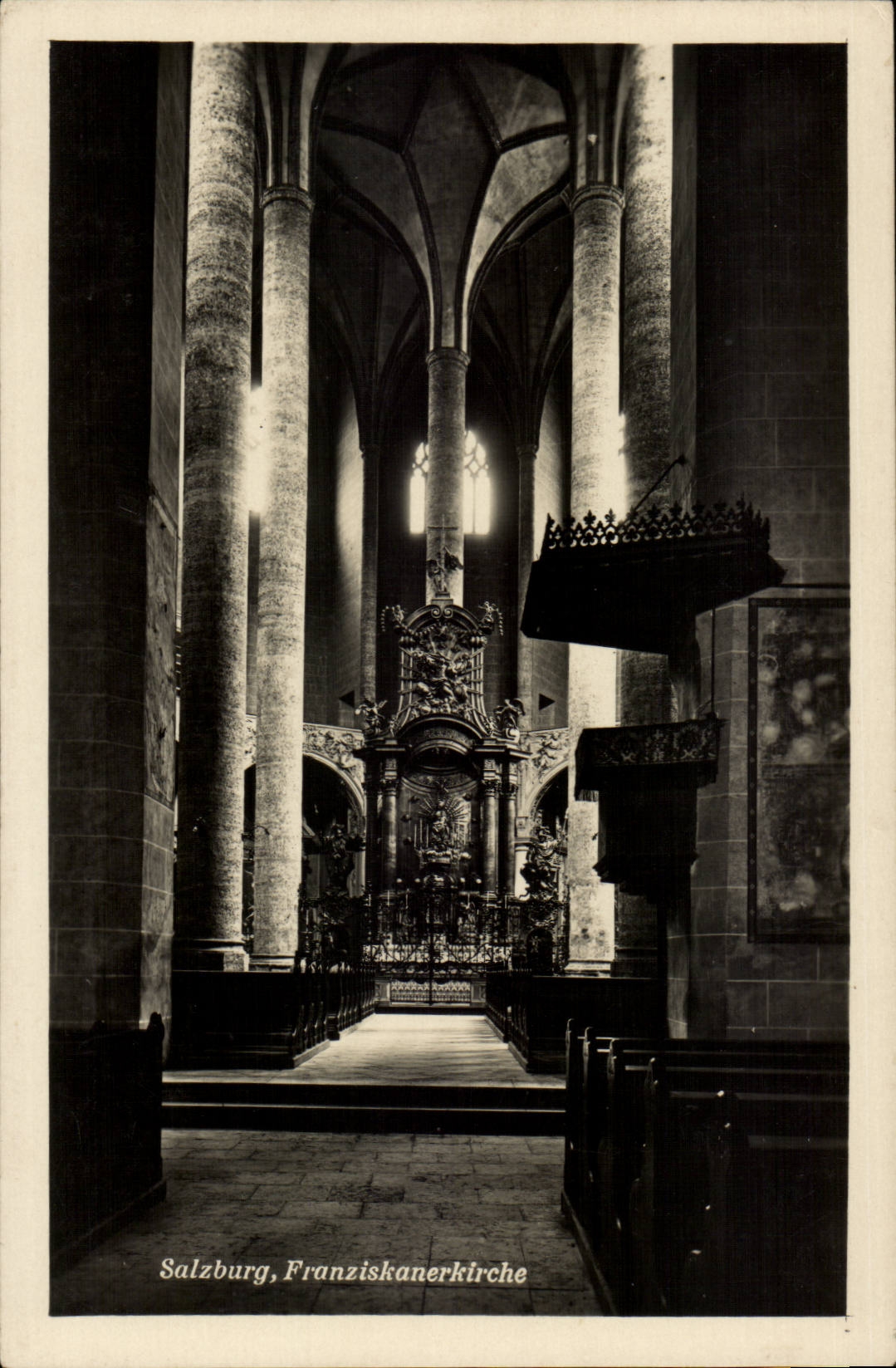 CPA Austria Salzburg Franziskankirche