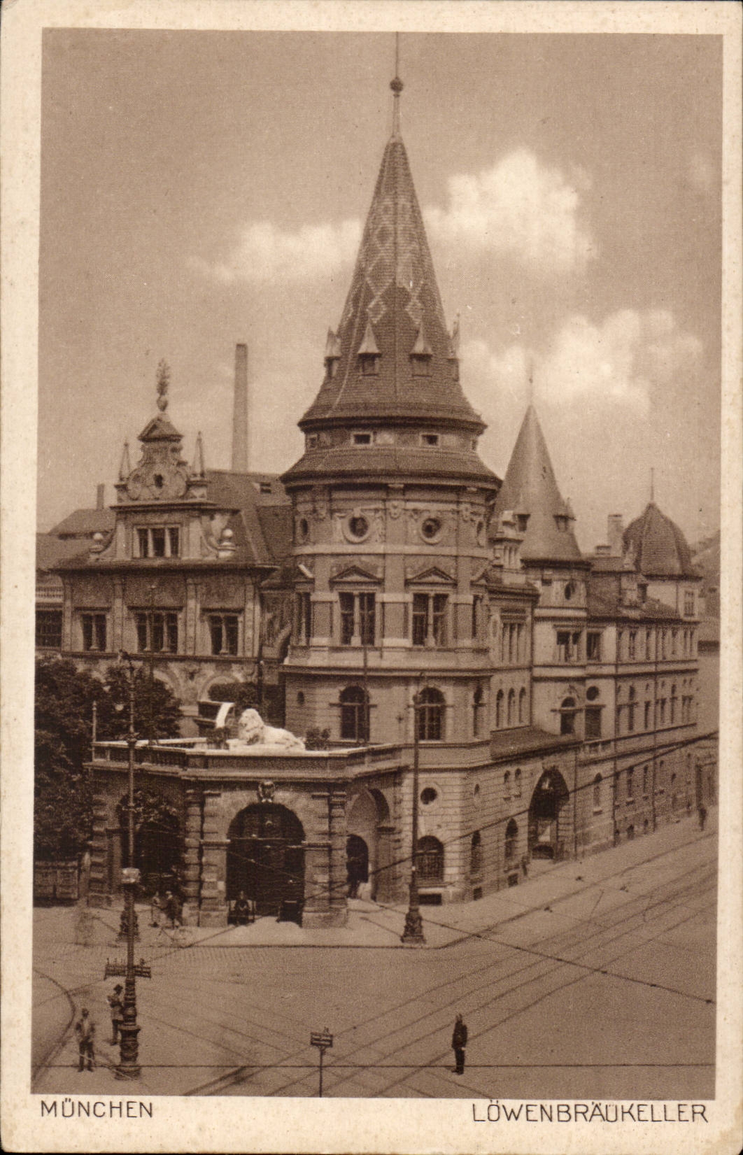 CPA Muenchen Lowenbraukeller Lion