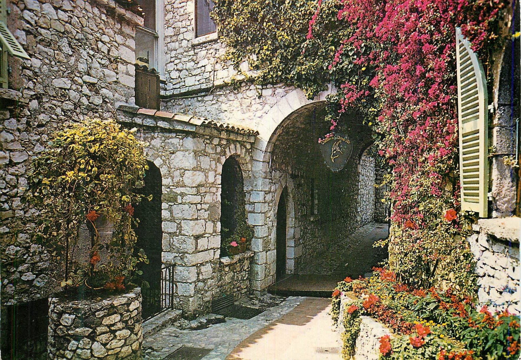CPM Cote d'Azur French Riviera Vieille Rue Pittoresque