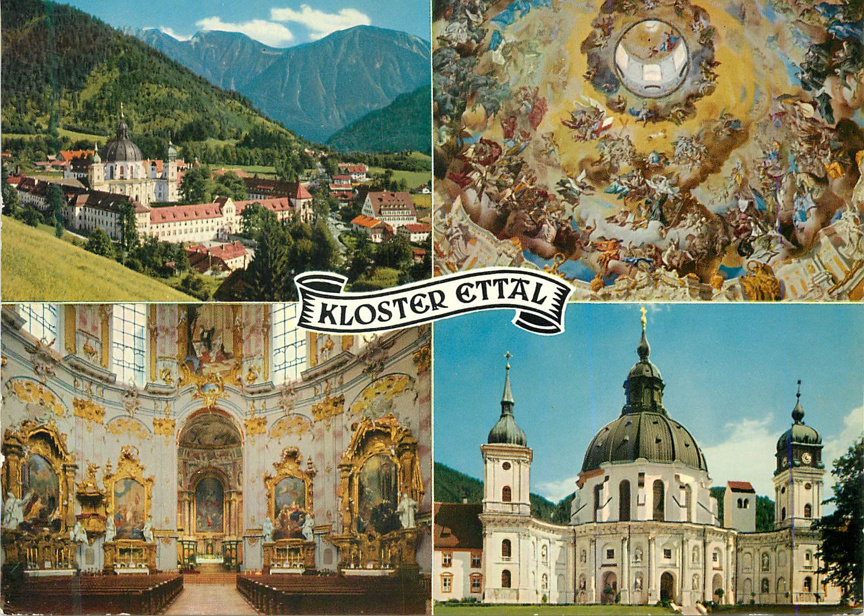 CPM Kloster Ettal Benedictiner Abtei Ettal Gegrunder 1330 Van Kaiser Ludwig Dem Bayern