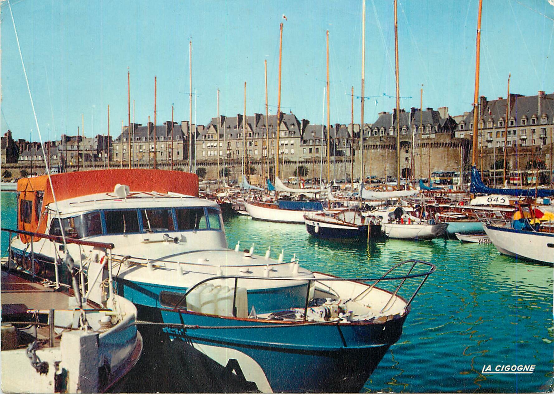 CPM La Cigogne Saint Malo (Ille et Vilaine) La Grande Porte Bateaux