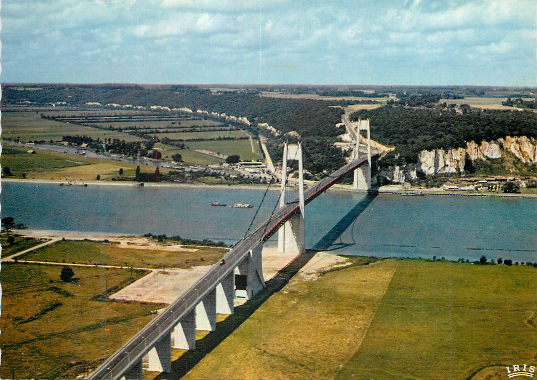 CPM Le Pont de Tancarville (Seine Maritime)