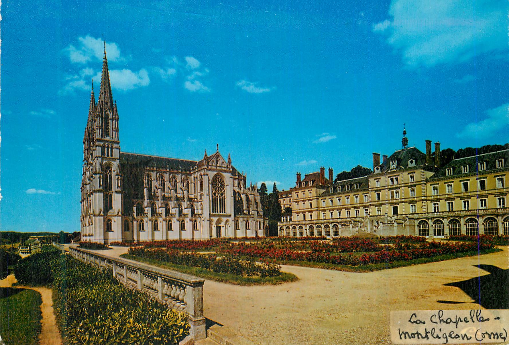 CPM Chapelle Montligeon (Orne) La Basilique l'Oeuvre et ses Jardins