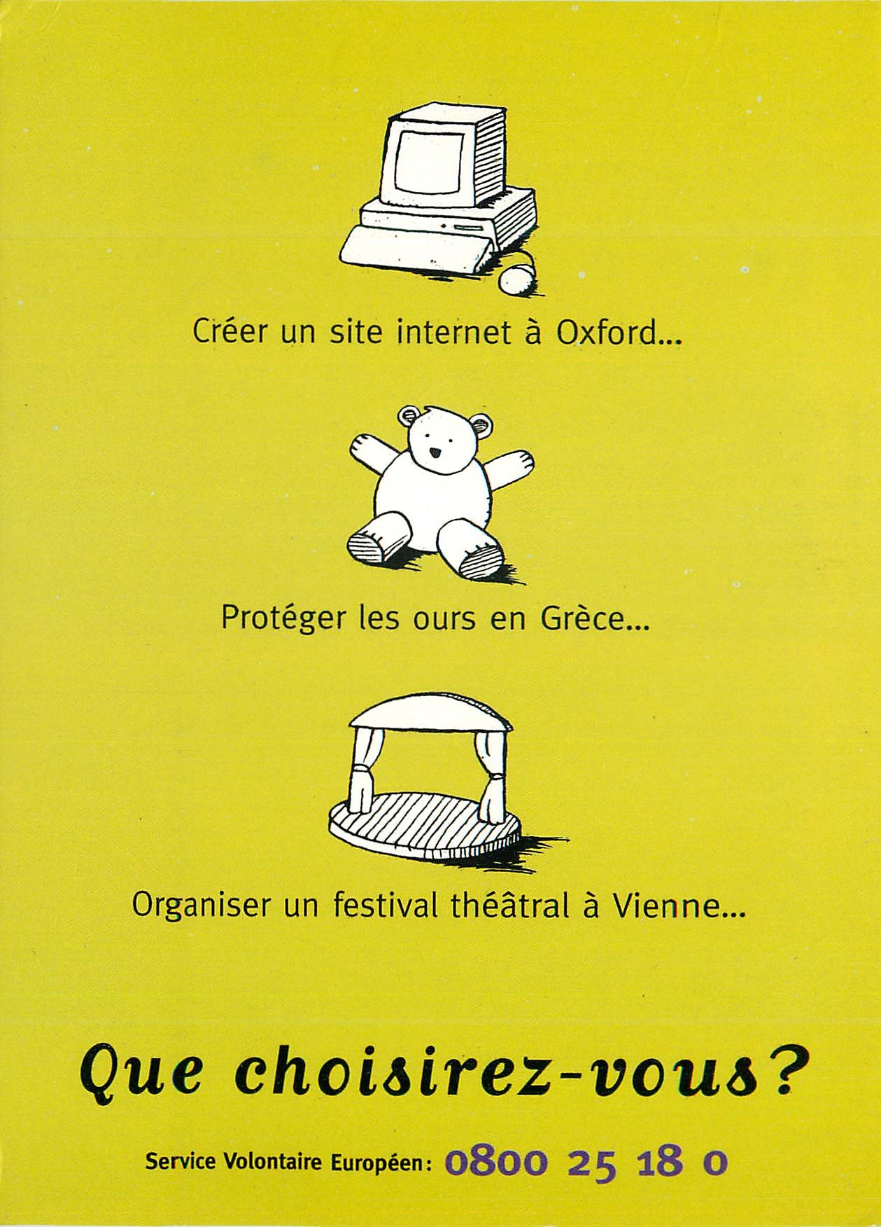 CPM Service Volontaire Europeen 3 Semaines a 12 Mois au Service d'une Activite Locale