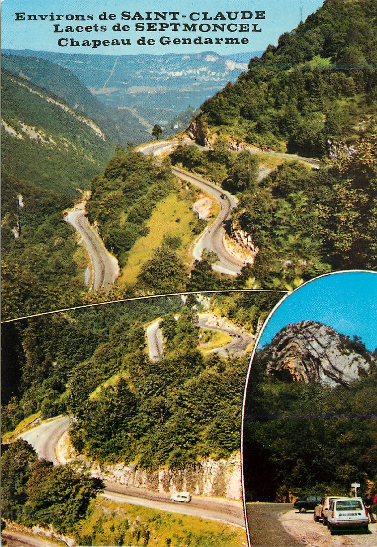 CPM Images du Jura Environs de Saint Claude Lacets de Septmoncel Chapeau de Gendarme