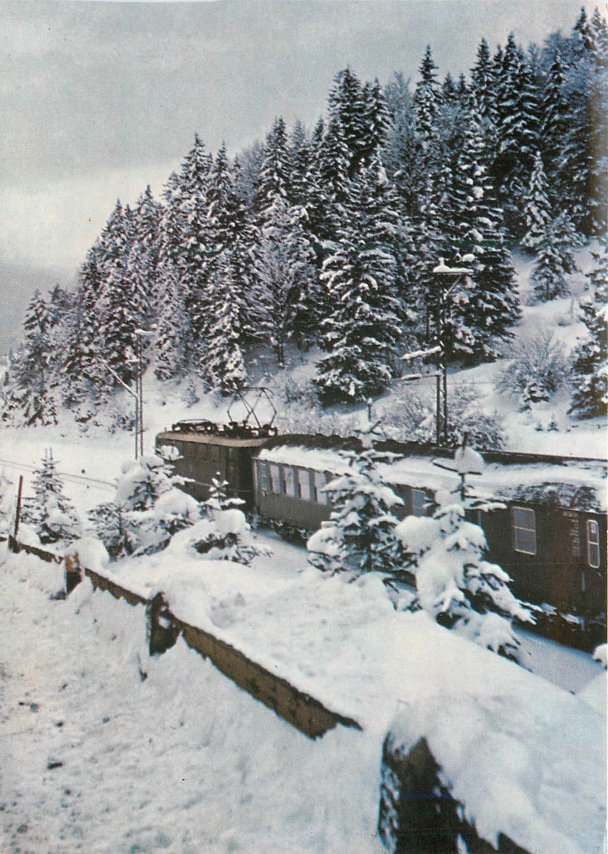 CPM Winterreisen Winterfreuden Mit Der Bahn Train
