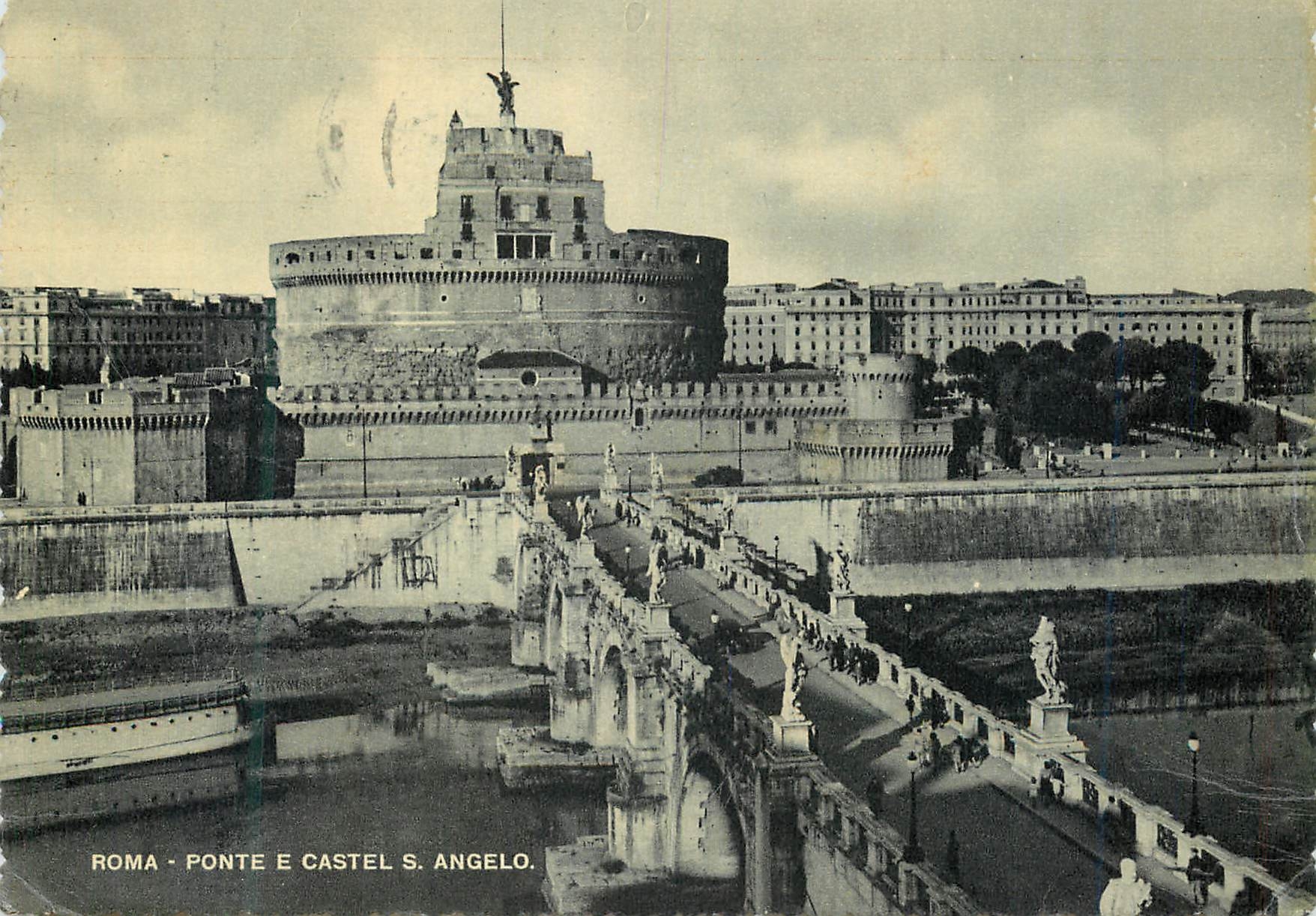 CPM Roma Ponte E Castel S Angelo