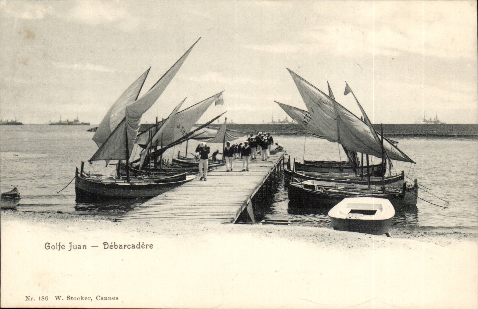 Juan-Golf - Entleerungsdock - Boot - CPA