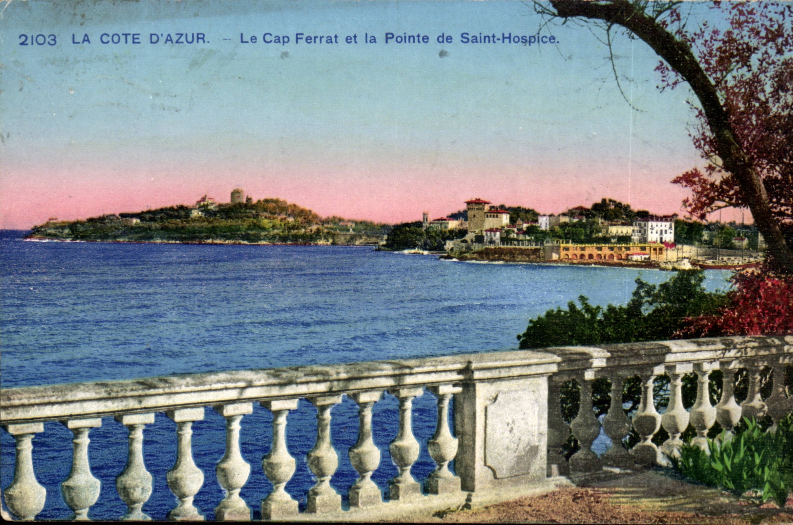 Das Kap Ferrat und Oberseite Saint des Altersheimes - CPA