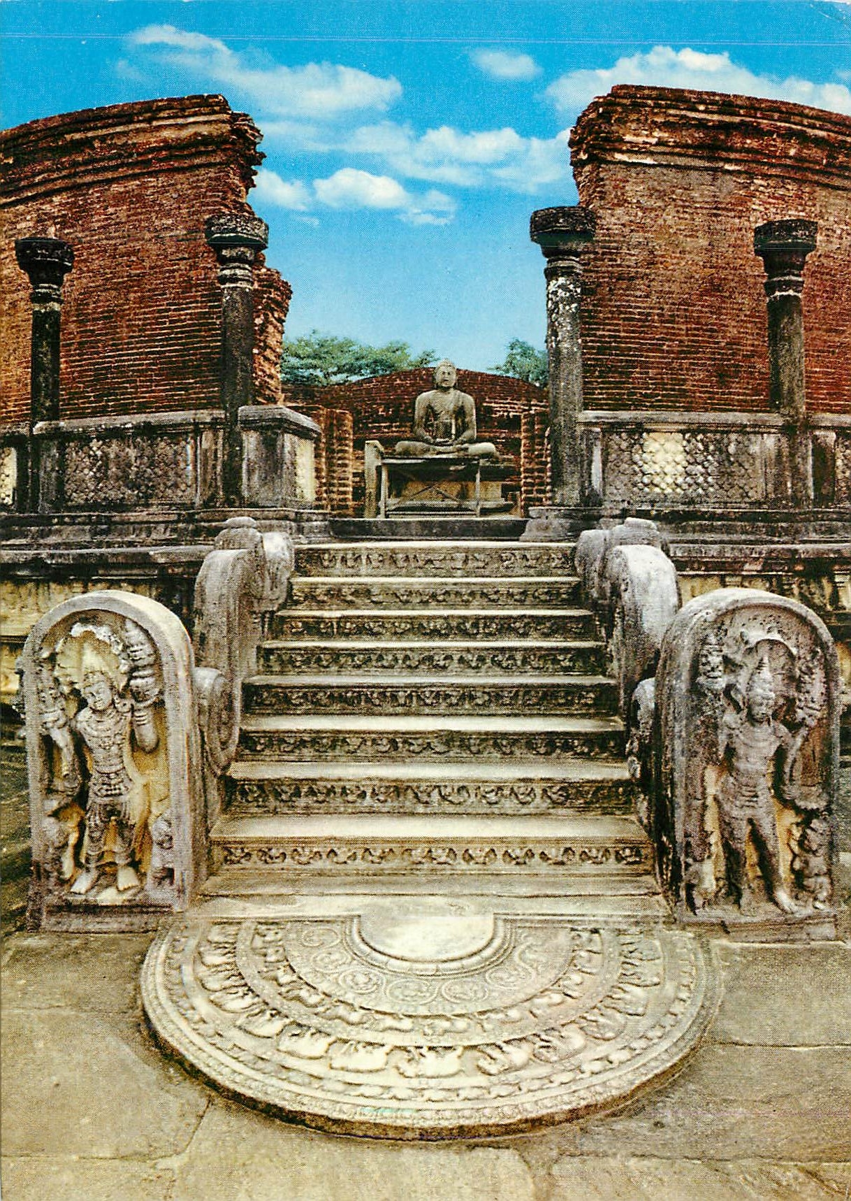 CPM Moonstone and guardstones at watadage polonnaruwa