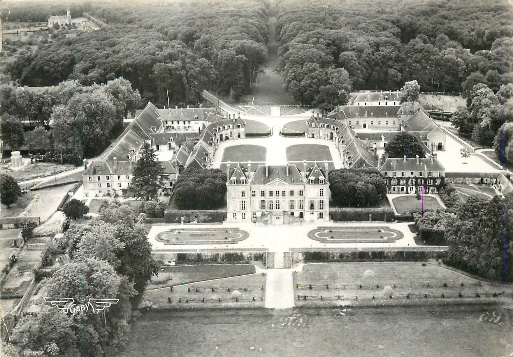 CPM La france vue du ciel 9 le haras du pin (orne) vue d ensemble
