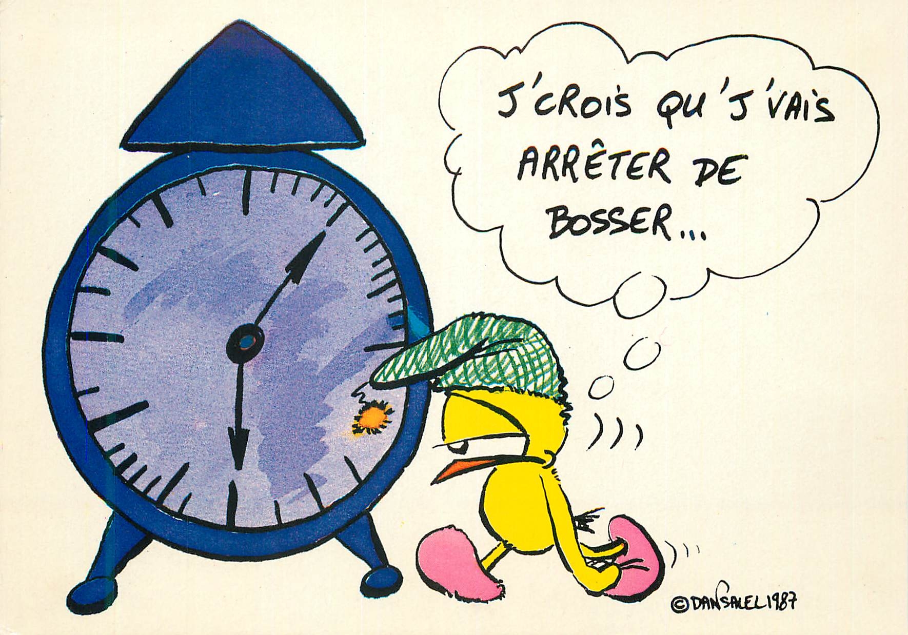 CPM Le piaf 73 dan satel copyright 1987