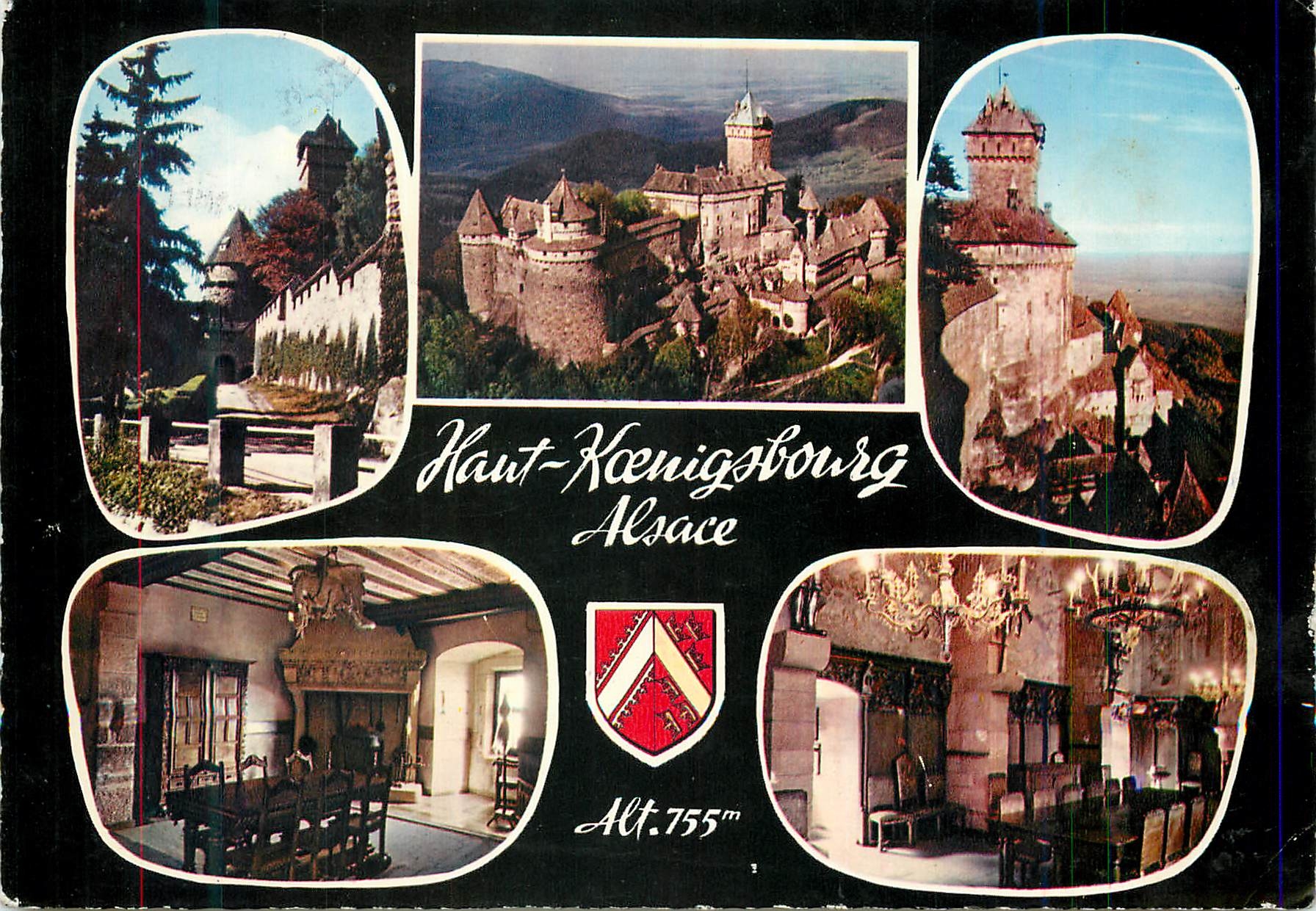 CPM 6756445 souvenir du haut koenigsbourg (altitude 755 m)