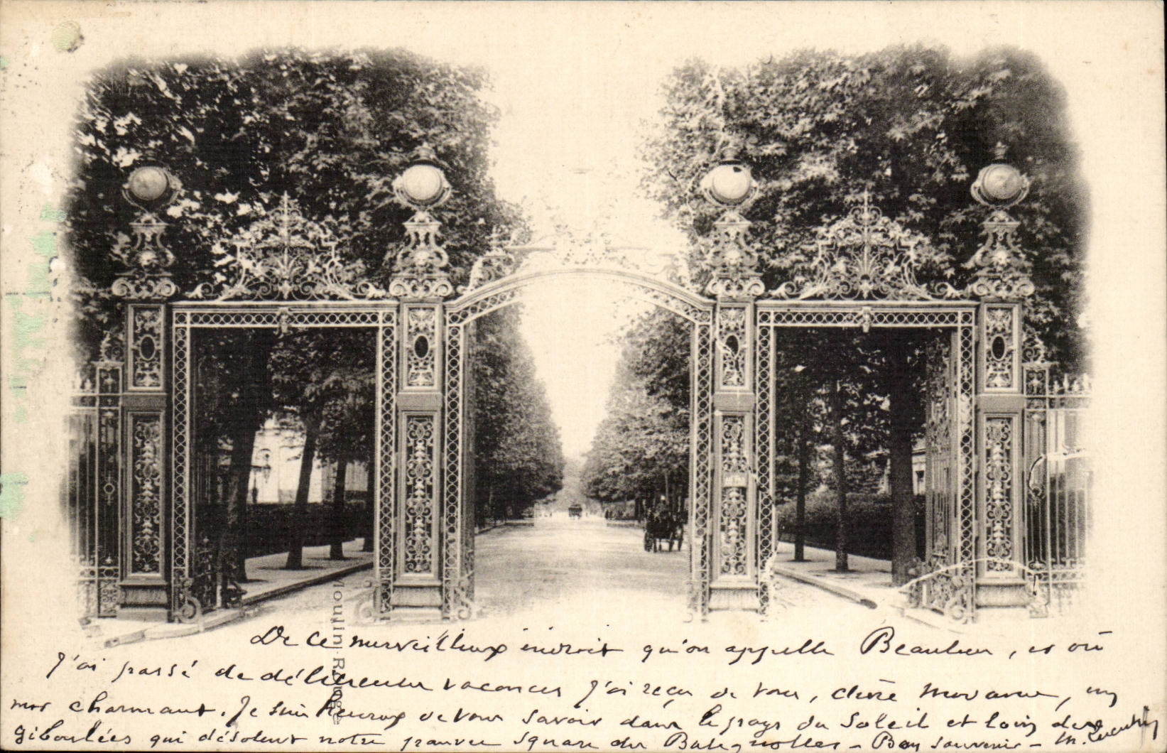 An der Mrs Bleton - Landhaus - Gatter - CPA