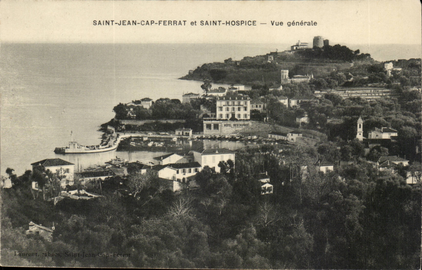 Saint Jean Cape Ferrat and Saint Old people's home - Sight Genrale - CPA