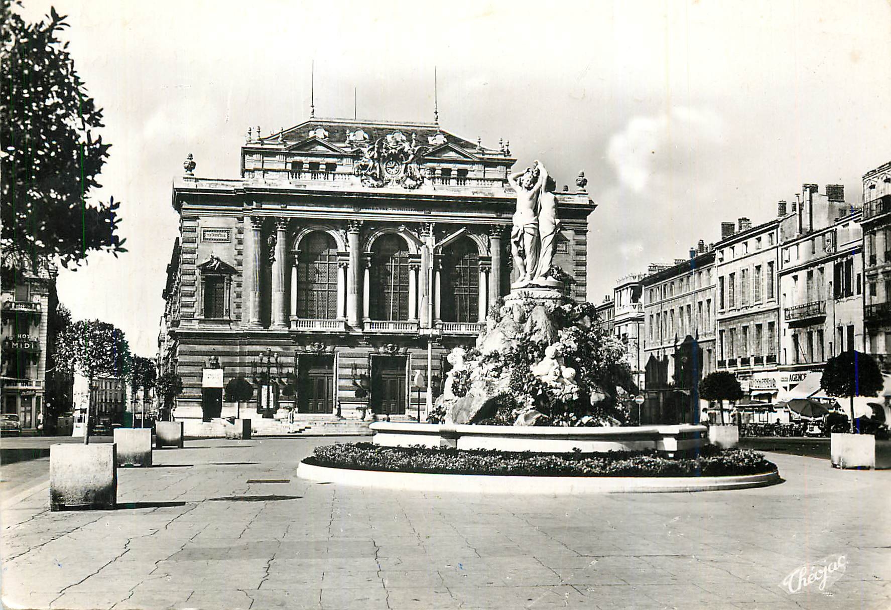 CPM Herault Montpellier La Fontaine des Trois Graces