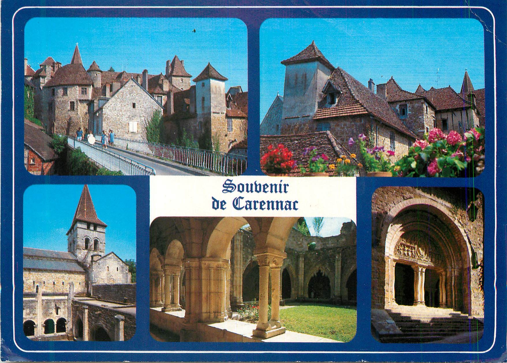 CPM Souvenir de Carennac Lot