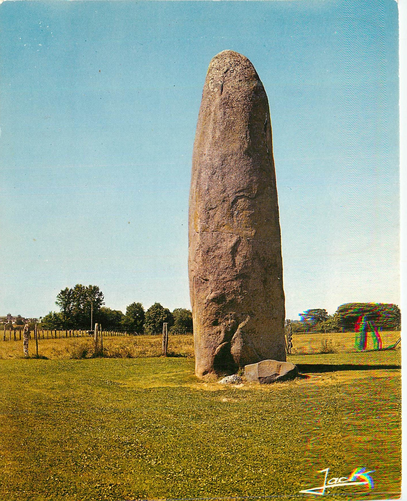 CPM Couleurs de Bretagne Dol de Bretagne La pierre du champ Dolent menhir