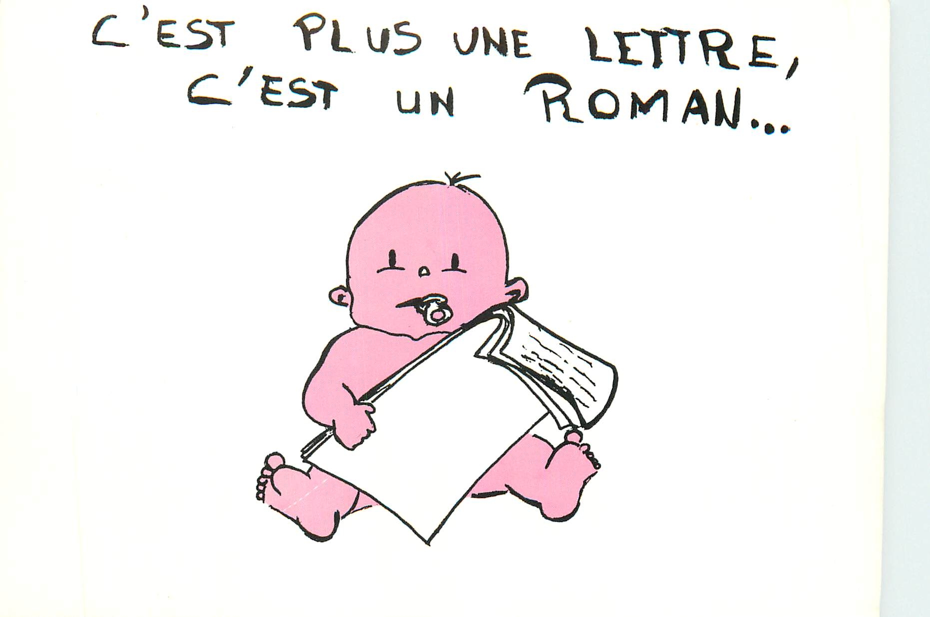 CPM C Est Plus Une Lettre C Est un Roman Patty Sweety
