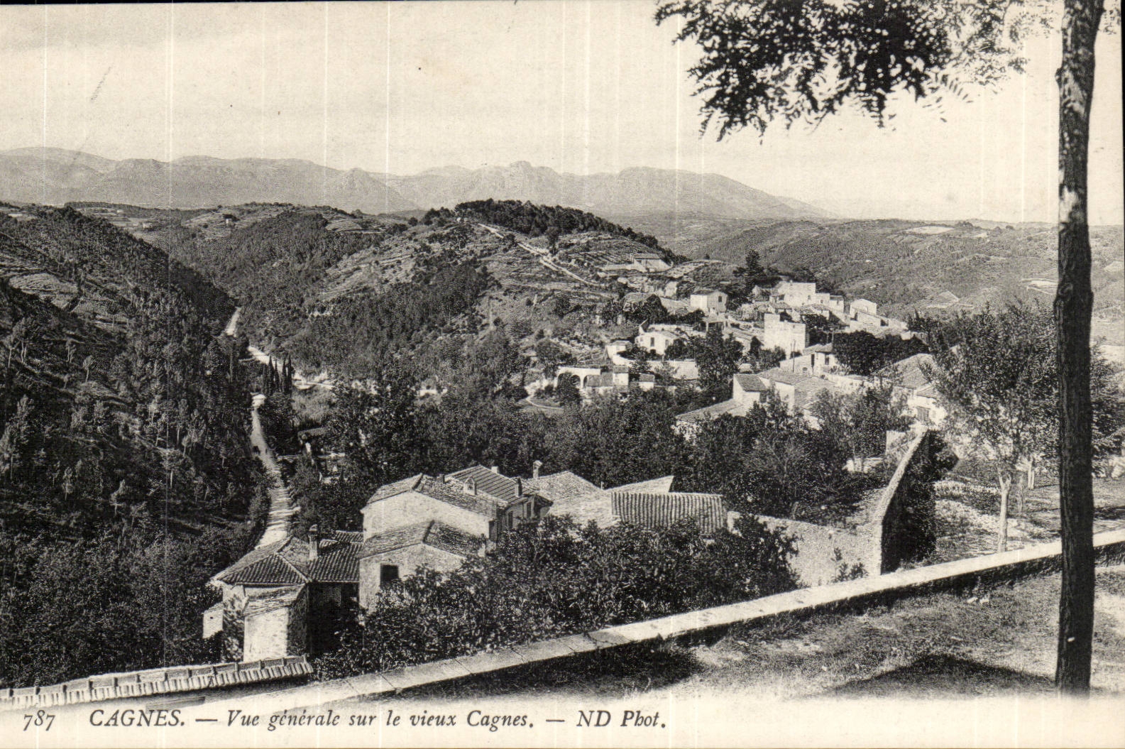 Cagnes - Ansicht uber den alten Mann Cagnes CPA