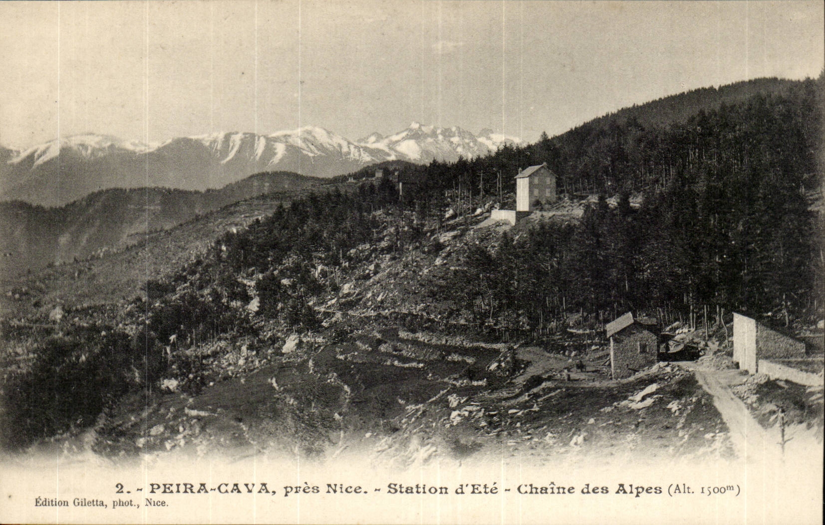 Piera untergrub - nahes Nizza - Station des Sommers - die alpine Strecke - CPA