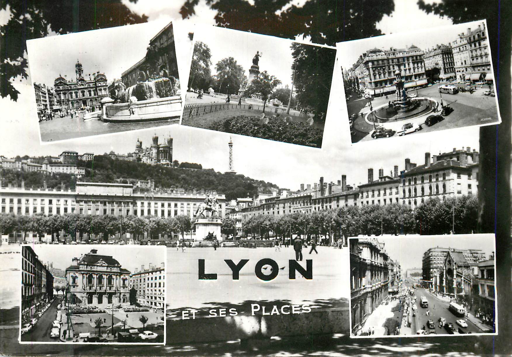 CPM Lyon (Rhone) et ses Places 