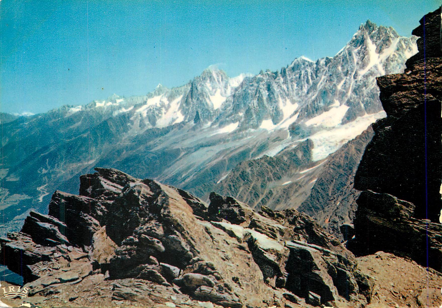 CPM Saint Gervais les Bains La Chaine des Aiguilles depuis Tete Rousse