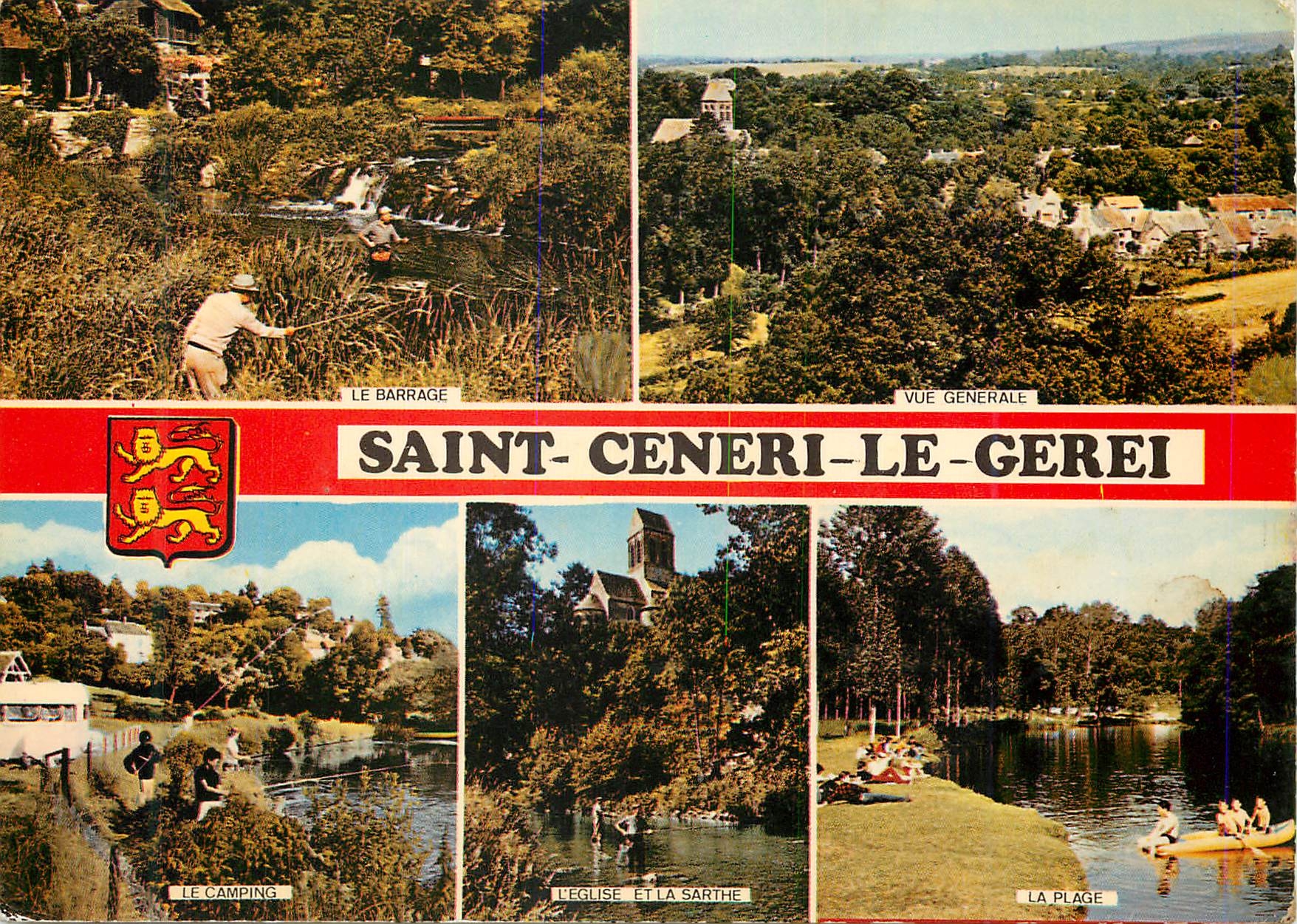 CPM Saint Ceneri le Gerei (Orne) Peche