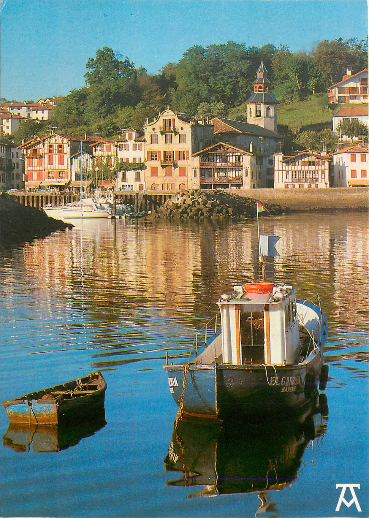 CPM Saint Jean de Luz Ciboure les Pyrenees Eglise de Ciboure