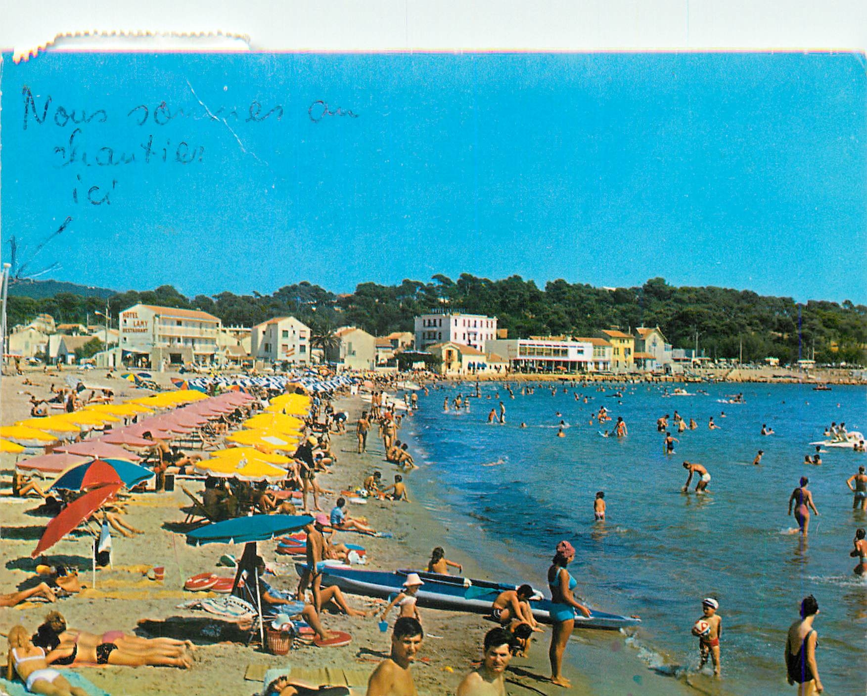 CPM La Seyne Les Sablettes La Plage Charme et Soleil de la Cote d'Azur