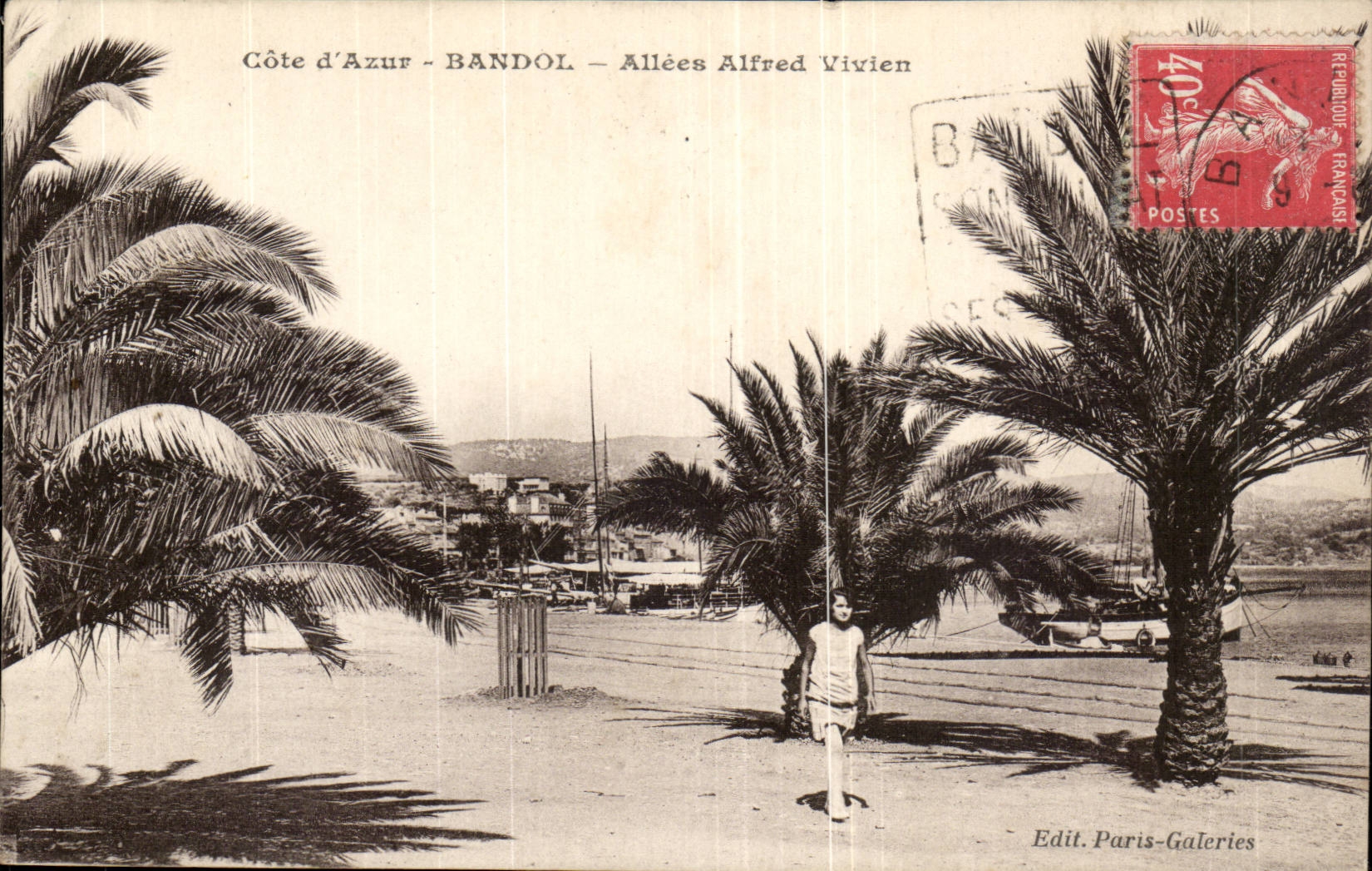 Bandol - Alleys Alfred Vivien - CPA