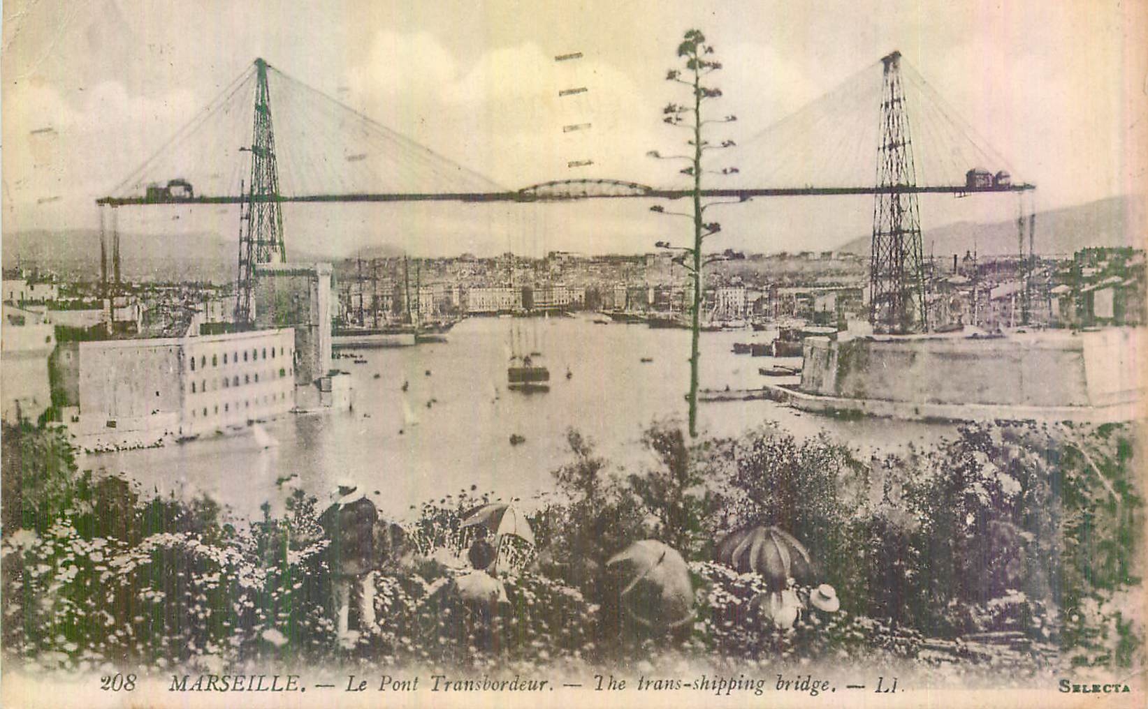 CPA Marseille Le POnt Transbordeur