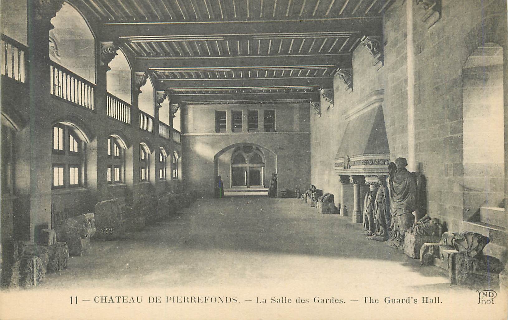 CPA Chateau de Pierrefonds La Salle des Gardes