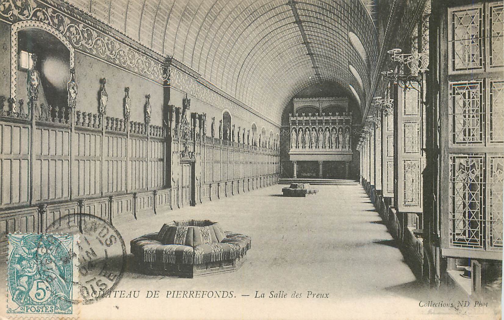 CPA Chateau de Pierrefonds La Salle des Preux