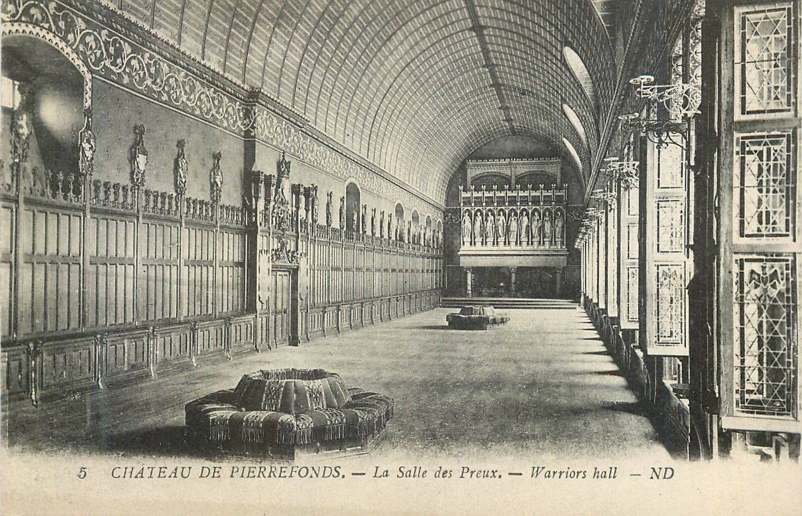 CPA Chateau de Pierrefonds La Salle des Preux