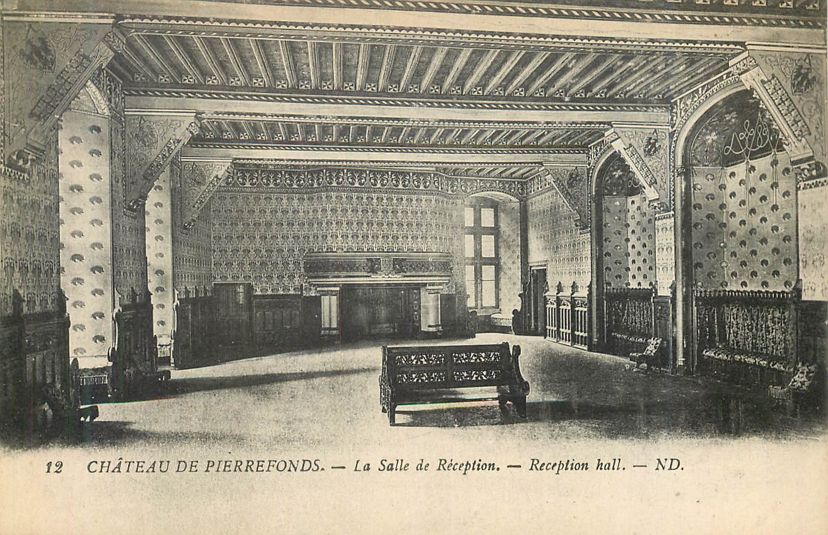 CPA Chateau de Pierrefonds La Salle de Reception