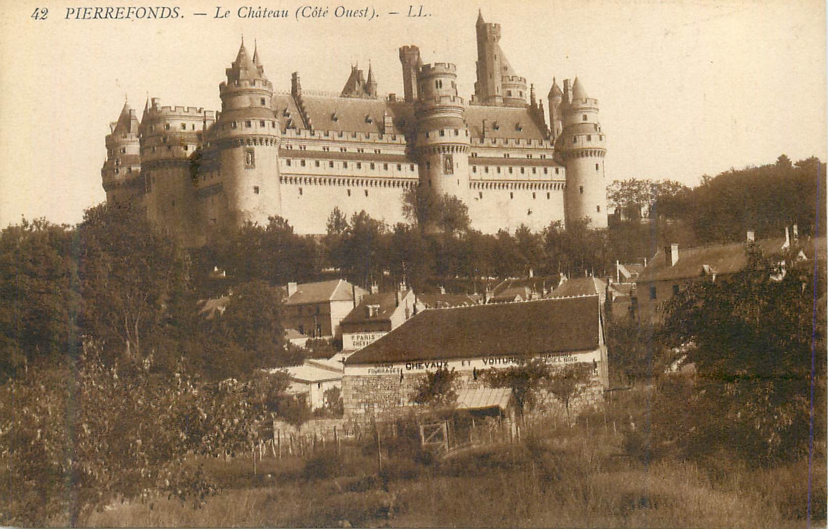 CPA Pierrefonds Le Chateau (Cote Ouest)