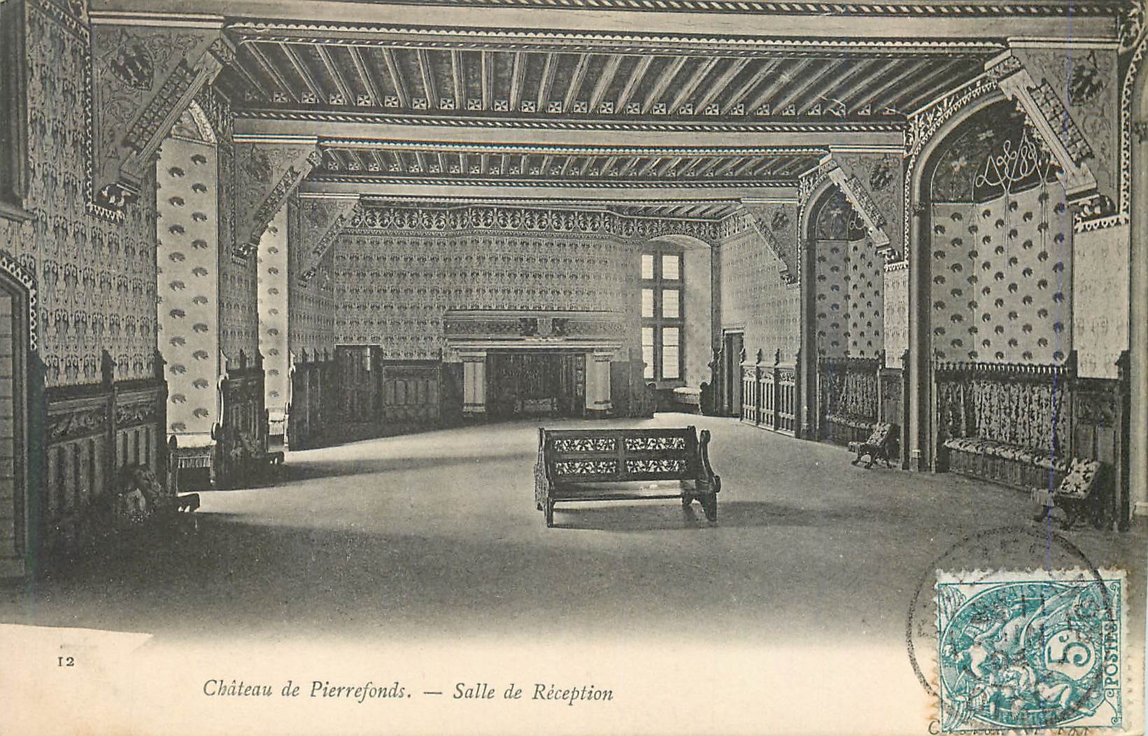 CPA Chateau de Pierrefonds Salle de Reception