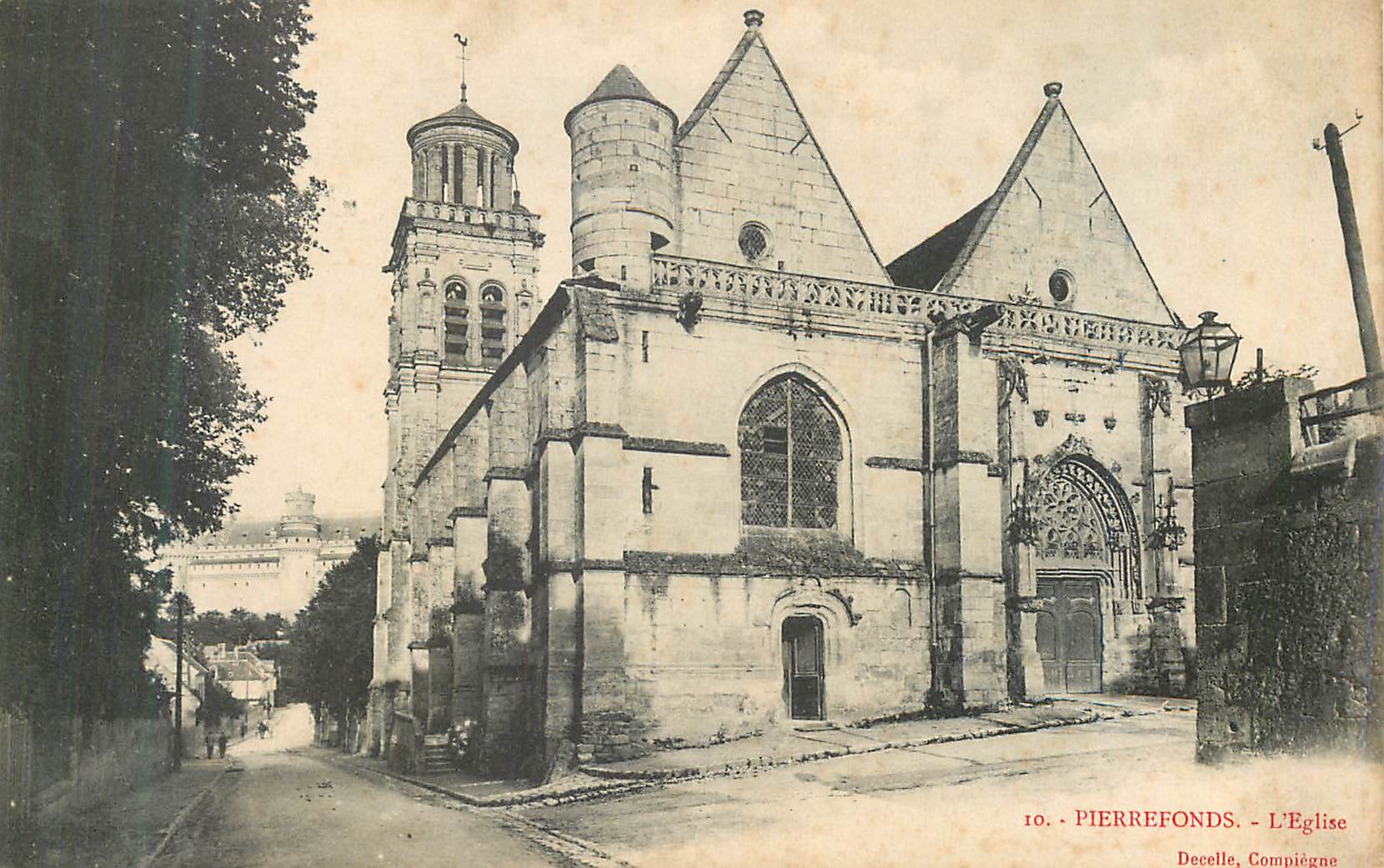 CPA Pierrefonds L'Eglise