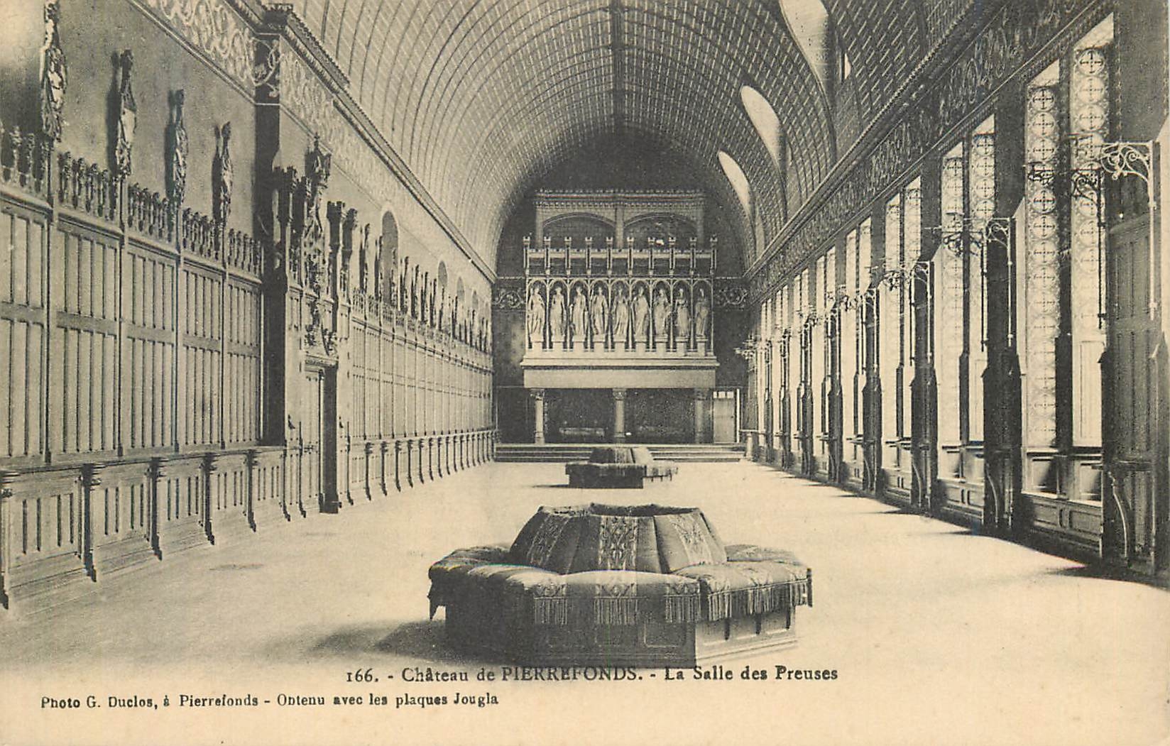 CPA Chateau de Pierrefonds La Salle des Preuses