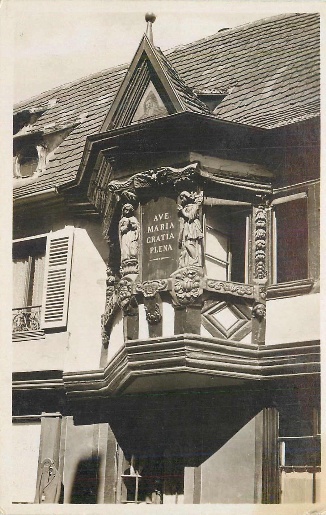 CPA Ribeauville Pfifferhues Maison des Menetriers