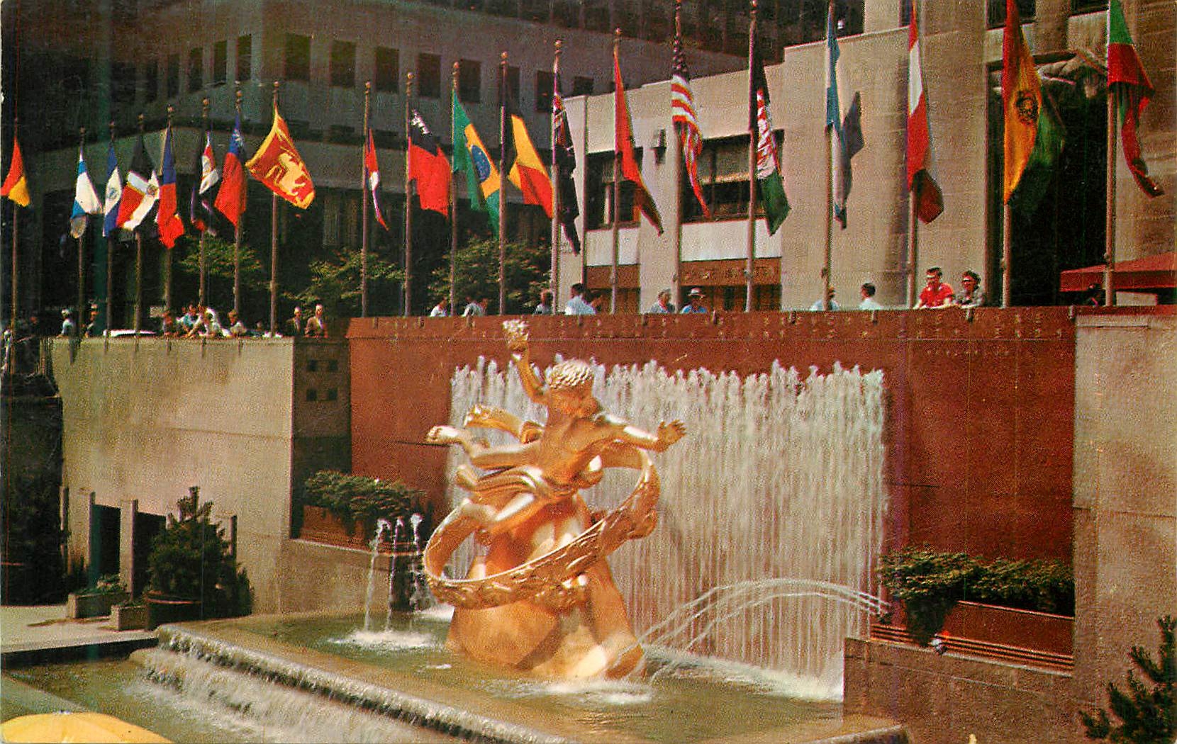 CPM Prometheus Fountain Rockefeller Center New York City
