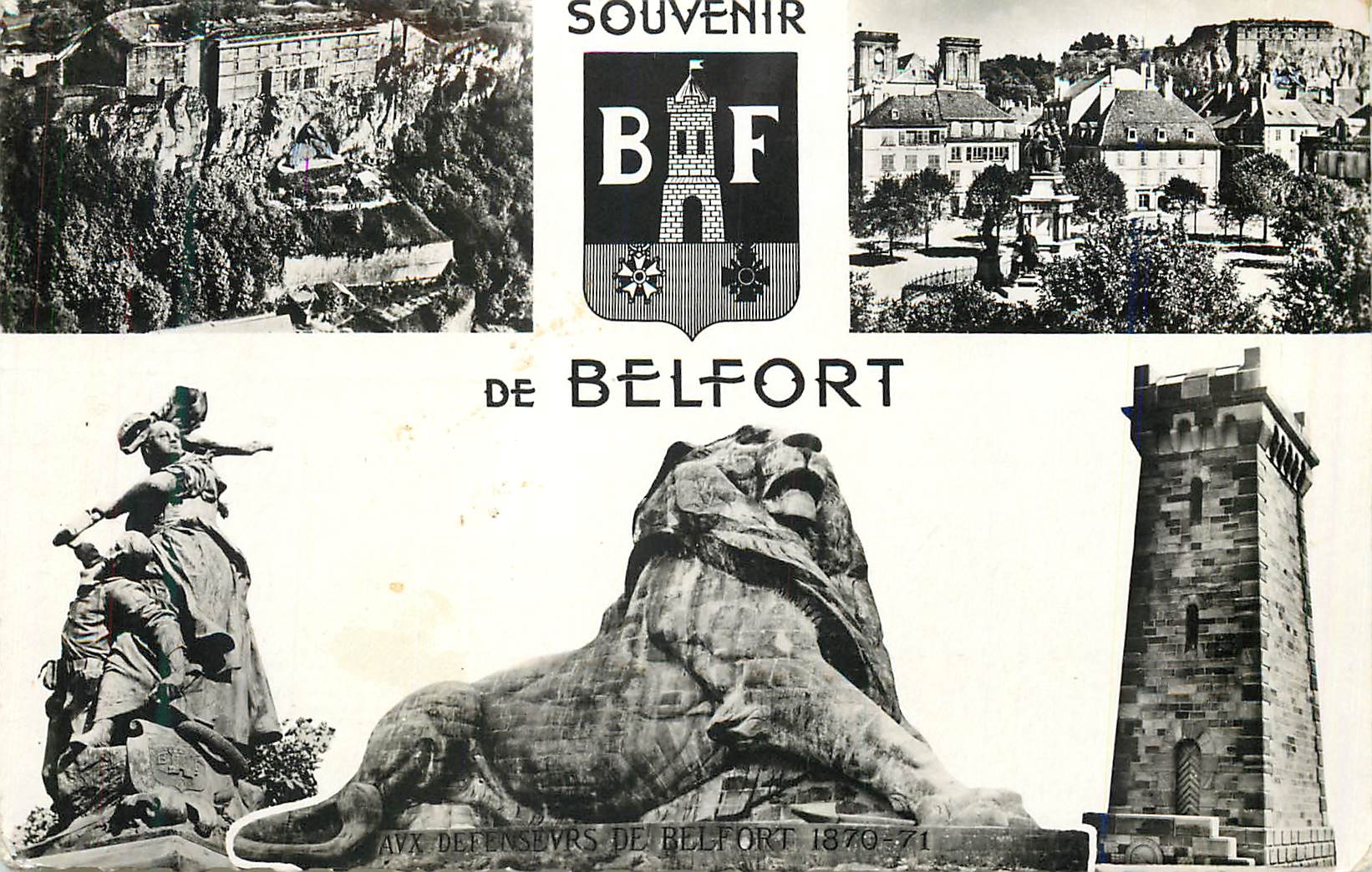 CPM Souvenir de Belfort Lion