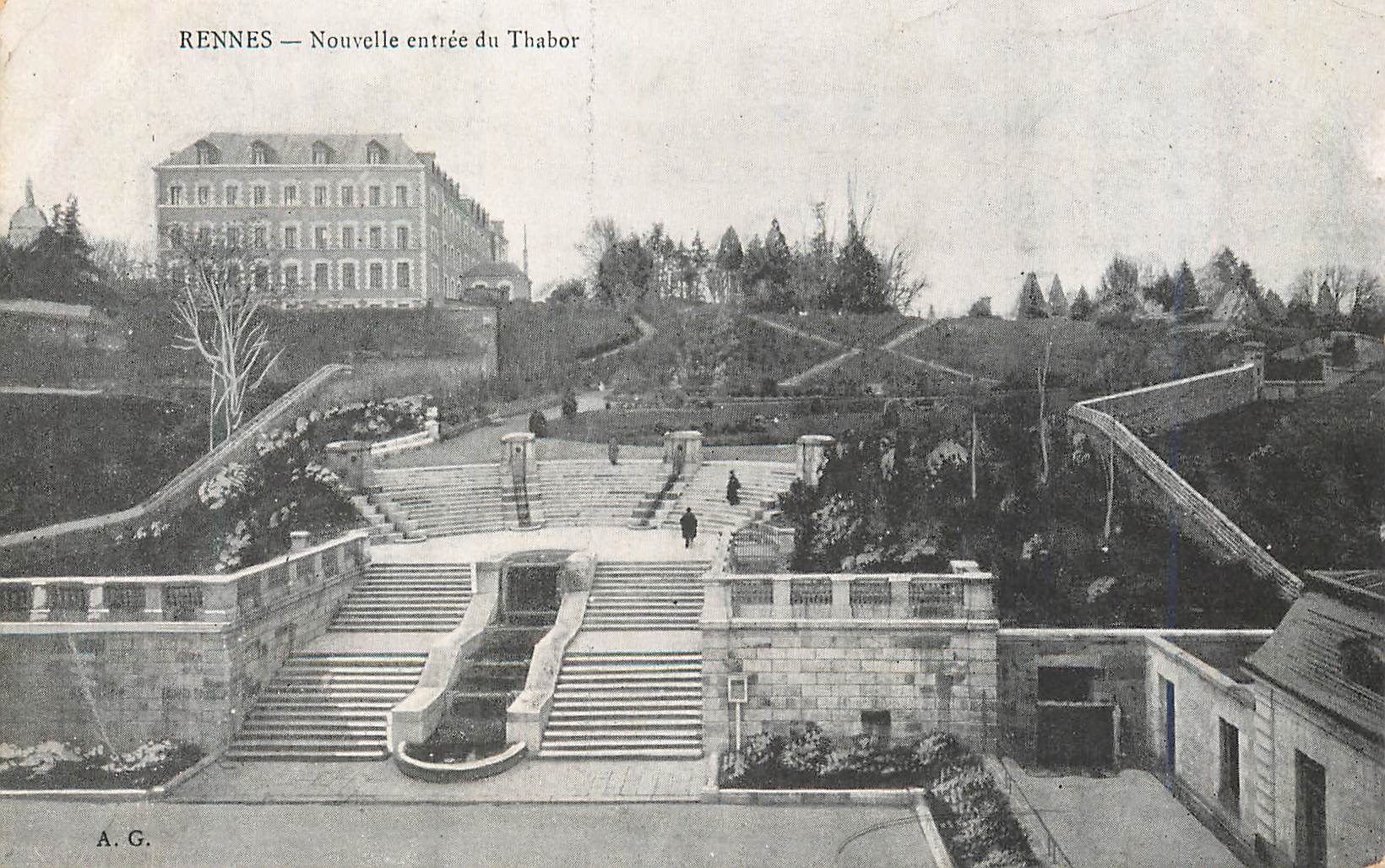 CPA Rennes Nouvelle Entree du Thabor