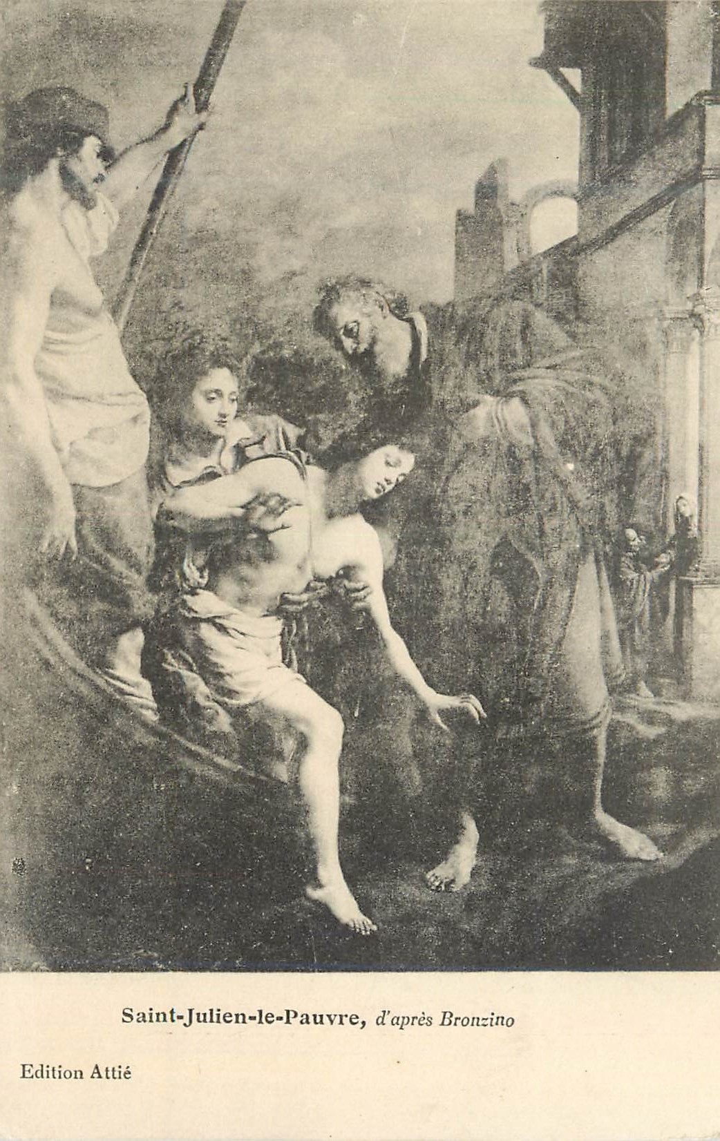 CPA Saint Julien le Pauvre d'Apres Bronzino