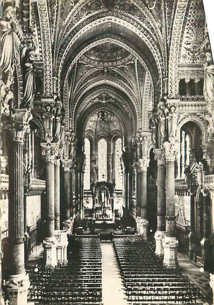 CPA Basilique de Fourviere la Grande Nef