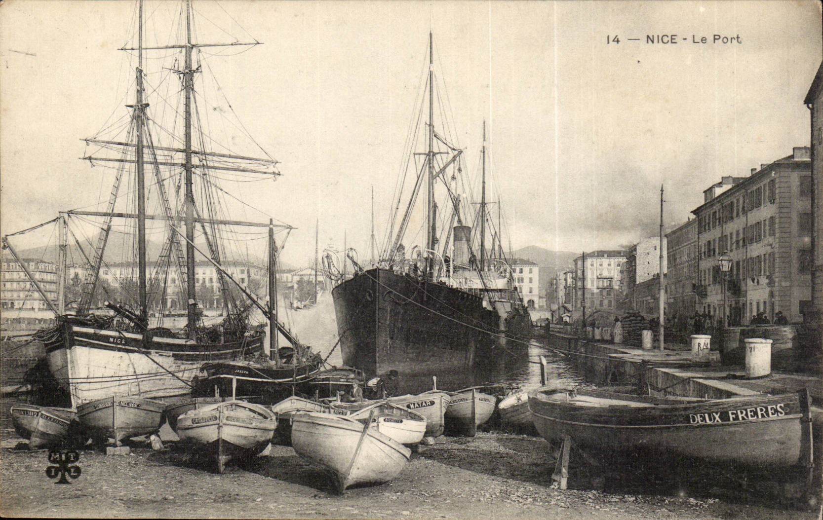 Nice - the Port - Boat - Two Brothers - CPA