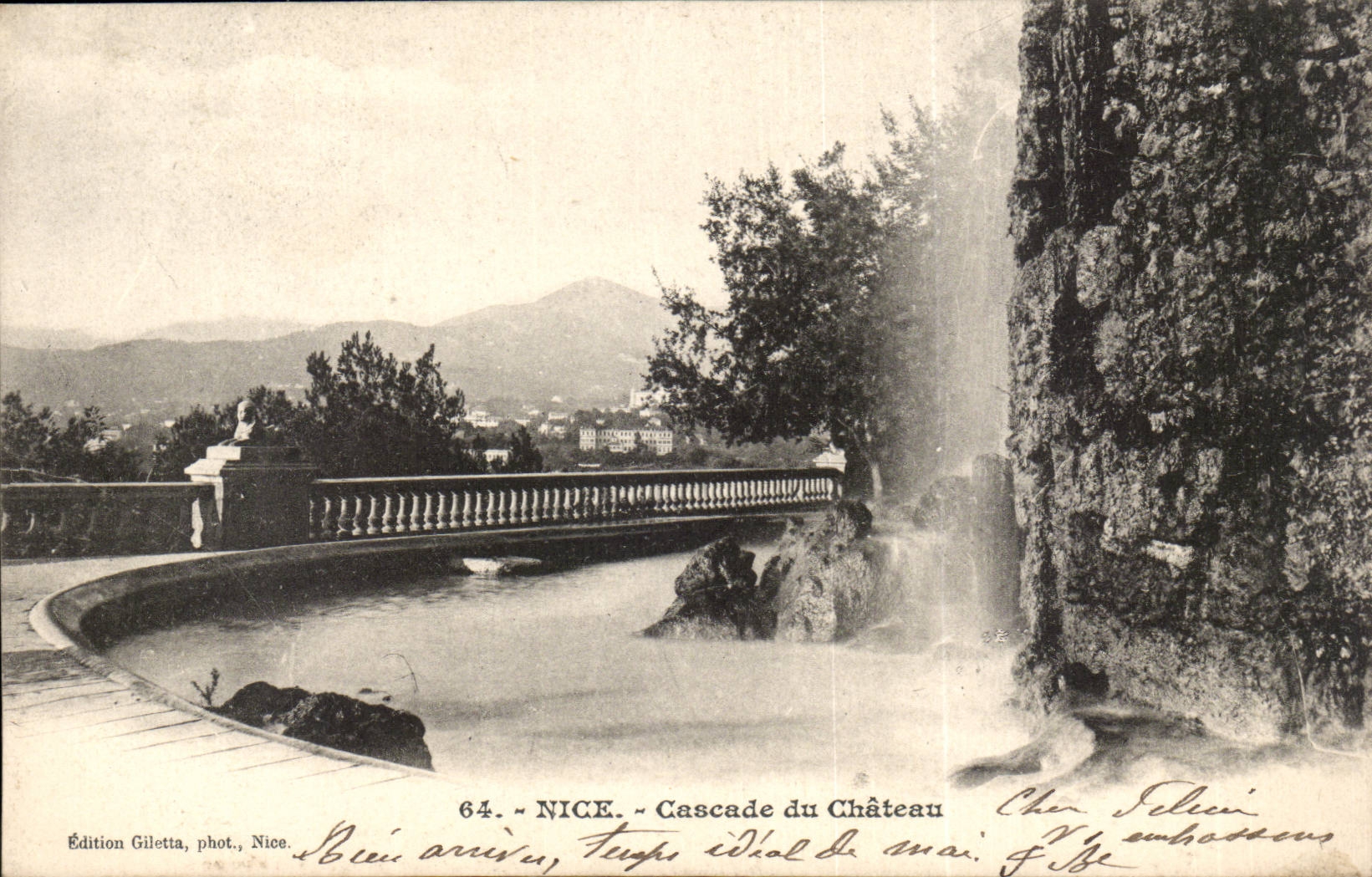 Nice - Cascade of the Castle - CPA