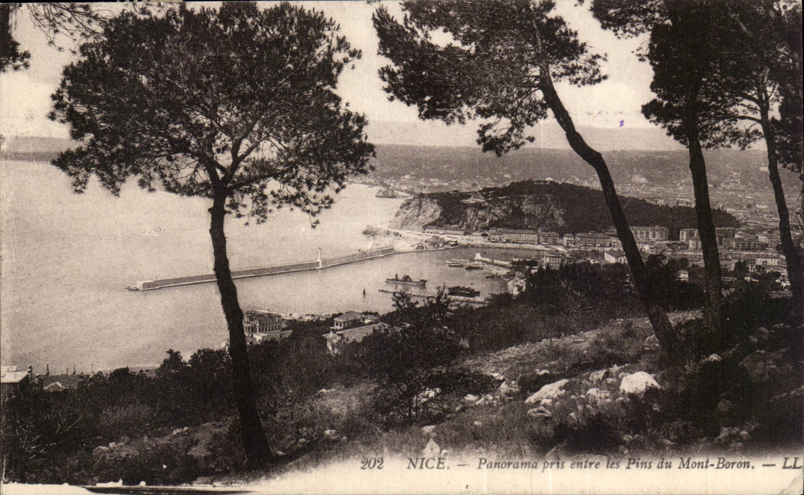 Nice - Panorama taken between Boron Mount - CPA