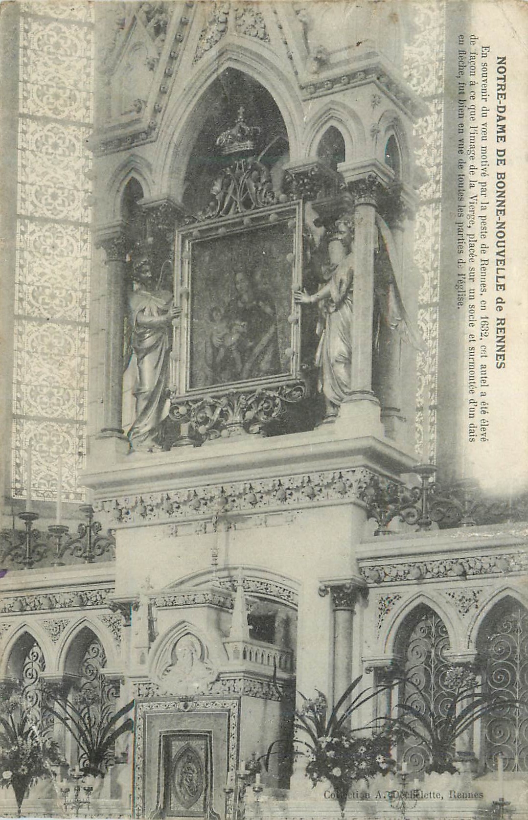 CPA notre dame de bonne nouvelle de rennes